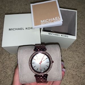 Michael Kors purple watch